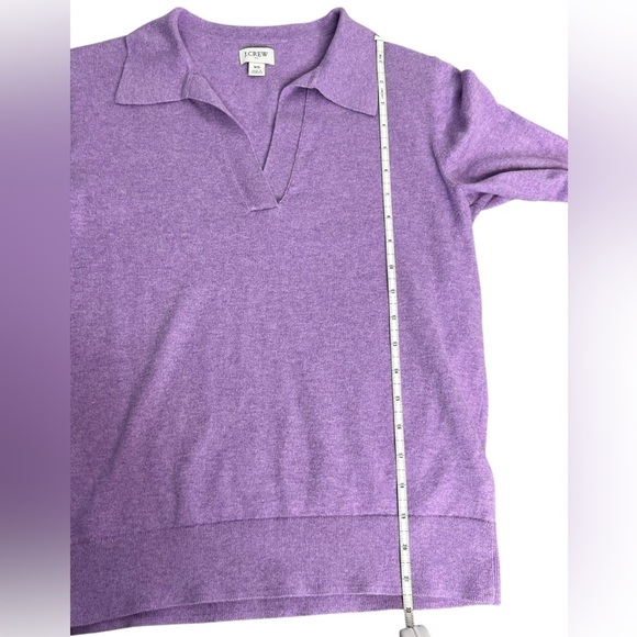 J. Crew Polo Sweater in Vibrant Orchid, Size XS - Picture 8 of 10